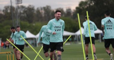 ميسى يقود مران الأرجنتين استعدادا لتصفيات مونديال 2022.. فيديو وصور