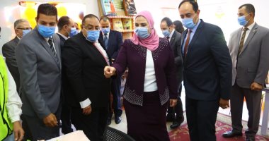 وزيرة التضامن تفتتح بيت التطوع لصندوق مكافحة الإدمان بجامعة حلوان