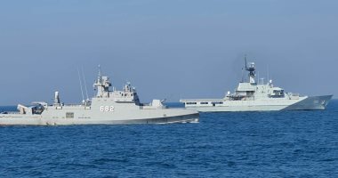 البحرية المصرية والبحرينية تنفذان تدريبا بحريا عابرا في نطاق الأسطول الشمالى