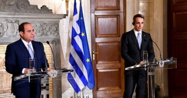 تفاصيل المؤتمر الصحفى المشترك للرئيس السيسى ورئيس وزراء اليونان.. فيديو