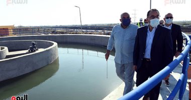 رئيس الوزراء يتفقد مشروع إنشاء محطة ترشيح المياه السطحية بمنطقة الكاب