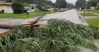 صور.. أضرار مادية جراء عاصفة "إيتا" فى ولاية فلوريدا الأمريكية