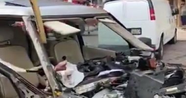 مصرع فتاة وإصابة آخرين فى حادث تصادم بمحافطة حولى بالكويت.. فيديو