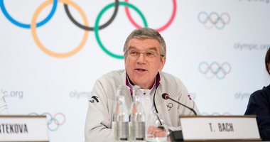 توماس باخ يزور المتحف الأولمبى ويعقد مؤتمرا صحفيا باللجنة الأولمبية