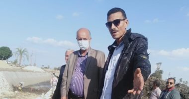 مستشار وزير الرى يتابع تنفيذ عمليات تأهيل وتبطين الترع بمحافظة بنى سويف