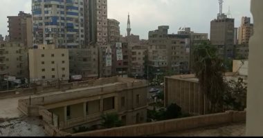 هطول أمطار غزيرة بمدن محافظة الغربية وطوارئ  لشفط المياه.. صور