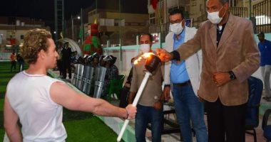 سكرتير عام جنوب سيناء يطلق شعلة الأولمبياد الرياضية للمحافظات الحدودية .. صور