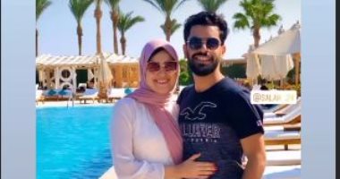 أول صورة لشقيق محمد صلاح فى شهر العسل مع زوجته