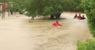 ولاية هندية تغرق بالمياه بسبب إعصار هائل.. فيديو