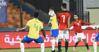 مصر والبرازيل .. التعادل السلبى يسيطر على المباراة بعد مرور 15 دقيقة