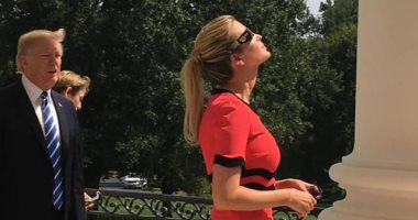 إيفانكا ترامب تسترجع ذكرياتها مع ظاهرة كسوف الشمس في البيت الأبيض