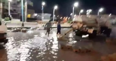 أمطار غزيرة بشمال كفر الشيخ وتوقف حركة الملاحة.. فيديو وصور