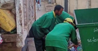 رفع 25 طن قمامة فى حملة نظافة بشوارع محافظة المنوفية
