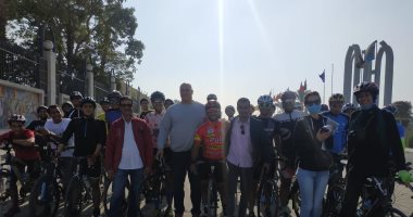 جامعة حلوان تنظم ماراثون دراجات هوائية لطلاب الجامعة