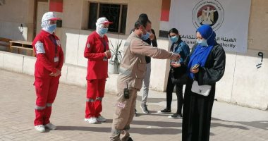 25 فريقا من الطوارئ بالهلال الأحمر في بنى سويف يشارك فى انتخابات النواب