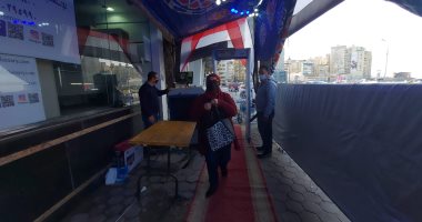 تشديدات على الاجراءات الاحترازية داخل اللحان الانتخابية بالاسكندرية.. فيديو وصور