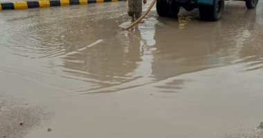 أمطار متوسطة بكفر الشيخ والمحافظ يتابع رفع المياه من الشوارع..فيديو وصور