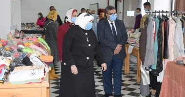 افتتاح معرض تراثنا للحرف اليدوية بجامعة القناة بمشاركة 50 عارض
