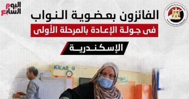 أسماء الفائزين فى جولة الإعادة بانتخابات النواب فى الإسكندرية.. إنفوجراف