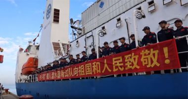 استكشاف المحيط.. الصين تستقبل فريق الغواصة فندوتشه دون كمامات.. ألبوم صور