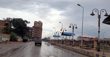 هطول أمطار غزيرة على عدد من مدن وقرى كفر الشيخ.. فيديو وصور