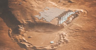 علماء يكشفون عن تصميم خيالى لمدن على سطح المريخ يمكنها إيواء مليون شخص