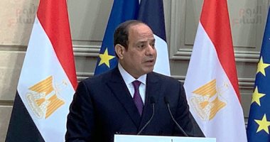 الرئيس السيسى لماكرون: مصر لن تتخلى عن شعب لبنان وتدعم تشكيل حكومة جديدة