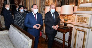 وزير خارجية فرنسا: زيارة الرئيس السيسى لباريس تدعم العلاقات بين البلدين