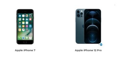 إيه الفرق.. مقارنة بين هاتفى iPhone 12 Pro وiPhone 7