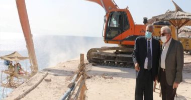 صور.. محافظ جنوب سيناء يتفقد عدداً من المشروعات الجارية بمدينة شرم الشيخ