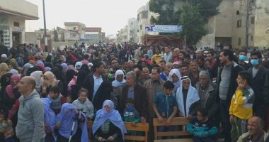 طوابير أمام لجان جولة الإعادة لانتخابات النواب بشمال سيناء.. صور 