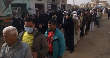 طوابير أمام اللجان الانتخابية بالشيخ زويد ورفح فى شمال سيناء