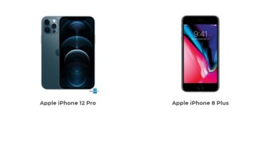 إيه الفرق.. مقارنة بين هاتفى iPhone 12 Pro وiPhone 8 Plus