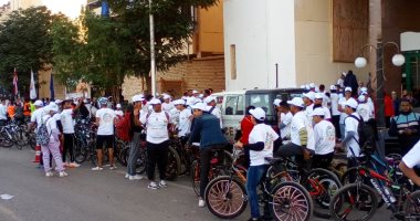 أسوان تنظم ماراثون دراجات احتفالا باليوم العالمى لمكافحة الفساد.. صور