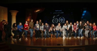 محمد صبحى يجرى البروفات النهائية لاحتفال "50 سنة فن"
