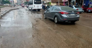 هطول أمطار متوسطة وخفيفة على محافظة الدقهلية.. صور