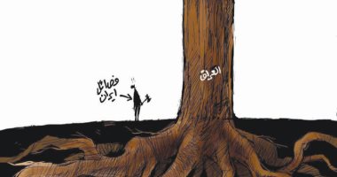 فصائل إيران الإرهابية تثبت قواعدها فى العراق بكاريكاتير سعودى