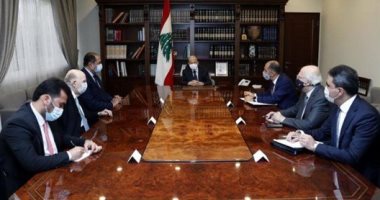 السفير حسام زكى يعرب للرئيس عون عن أمله فى التمكن من مساعدة لبنان 
