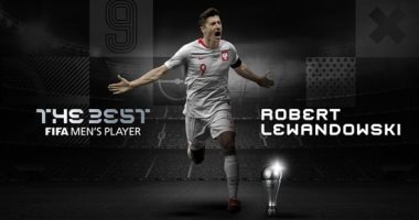 ليفاندوفسكى يتفوق على ميسي ورونالدو ويتوج بجائزة أفضل لاعب فى العالم 2020