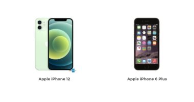 إيه الفرق.. أبرز الاختلافات بين هاتفى iPhone 12 و iPhone 6 Plus
