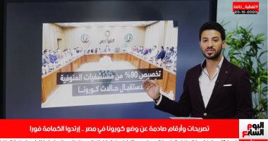 تصريحات وأرقام عن وضع كورونا فى مصر وحول العالم.. فيديو