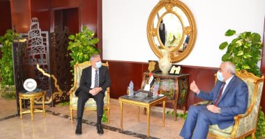 سفير العراق بالقاهرة يلتقى مندوب مصر الدائم لدى الجامعة العربية