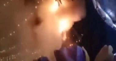 حريق فى مخيم احتفالى خلال افتتاح شجرة رأس السنة بأوكرانيا.. فيديو
