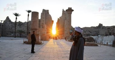 البحوث الفلكية: ترقبوا أشعة الشمس تتعامد غدا على معبد أبو سمبل الكبير