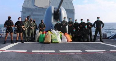 البحرية السعودية تضبط وتصادر شحنة مخدرات كبيرة فى بحر العرب
