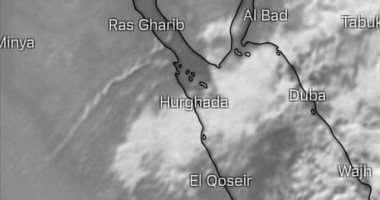 الأرصاد: أخر صور للأقمار الصناعية تشير لتكون السحب على جبال البحر الأحمر 