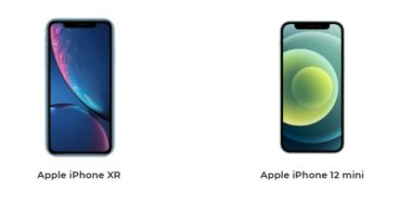 إيه الفرق.. أبرز الاختلافات بين هاتفى iPhone 12 mini وiPhone XR 