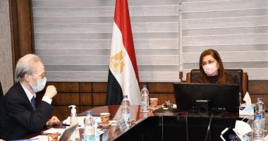 وزيرة التخطيط والسفير اليابانى بالقاهرة يبحثان أوجه التعاون المشترك