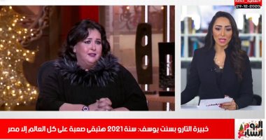 "تريندات نص الليل".. بسنت يوسف قلبت مصر بتوقعات 2021 بتغطية تليفزيون اليوم السابع