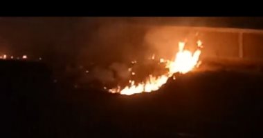 الحماية المدنية بالقليوبية تسيطر على حريق مزرعة دواجن خالية بطوخ